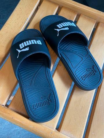 Puma slippers zwart – maat 40,5 (zo goed als nieuw) beschikbaar voor biedingen