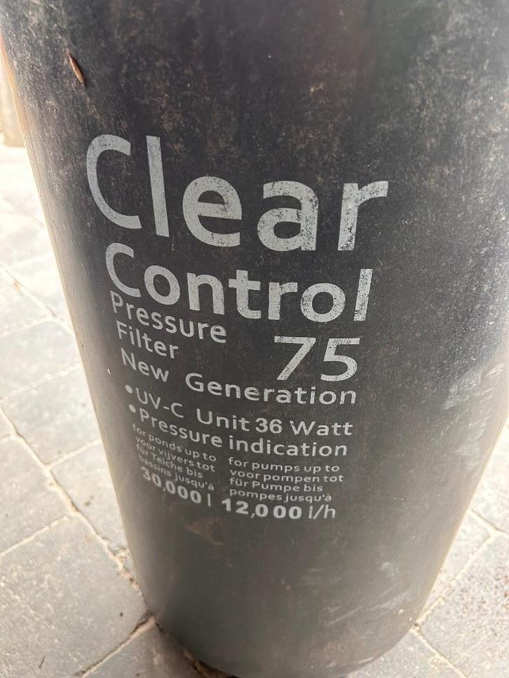 Drukfilter Clear Control 75, Tuin en Terras, Vijver-toebehoren, Gebruikt, Vijverfilter, Ophalen