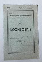 OUD LOONBOEKJE 1942 BELL TELEPHONE MANUFACTURING Co ANTWERPE, Ophalen of Verzenden