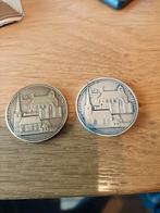 2 médailles commémoratives de Meensel Kiezegem - Neuengamme, Timbres & Monnaies, Enlèvement ou Envoi