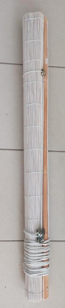Rolgordijn, Huis en Inrichting, Stoffering | Gordijnen en Lamellen, Gebruikt, 100 tot 150 cm, 50 tot 100 cm, Wit, Ophalen of Verzenden