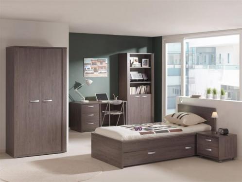 jeugdkamer (éénpersoonsbed + logeerschuif), Huis en Inrichting, Slaapkamer | Complete slaapkamers, Gebruikt, Eenpersoons, Ophalen