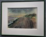 Jeanne Portenart 1911-1991 " Het Zwin “ prachtige pastel  , Ophalen of Verzenden