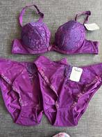 Bh + 3 slips, nieuw!, Kleding | Dames, Aubade, Ophalen, Paars, BH