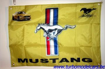 Vlag Ford Mustang Logo 60 X 90cm banner