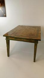 Antieke Zweedse beschilderde eettafel, Ophalen of Verzenden