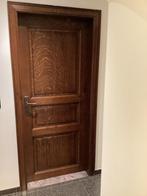 Massief eiken deuren, Doe-het-zelf en Bouw, Deuren en Vliegenramen, Ophalen, Gebruikt, 80 tot 100 cm, Binnendeur