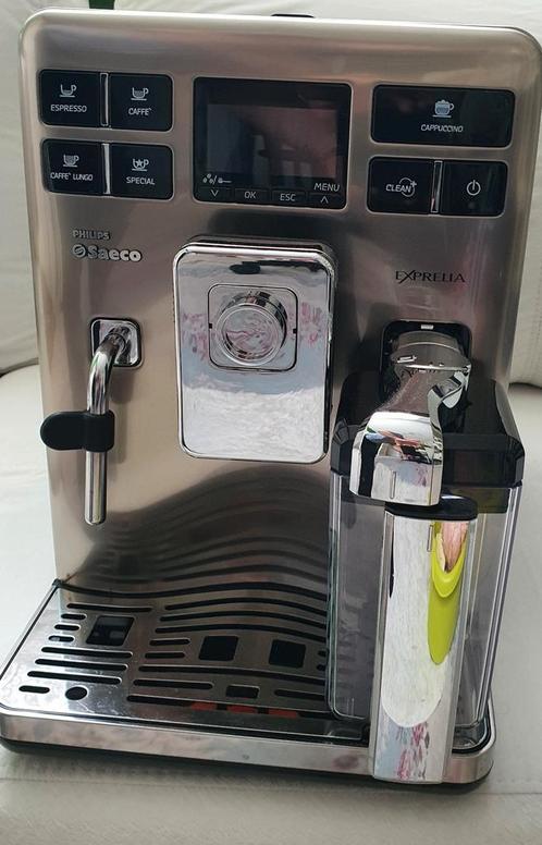 Philips Exprelia HD8854 koffiemachine RVS uitvoering, Elektronische apparatuur, Koffiezetapparaten, Zo goed als nieuw, Koffiebonen