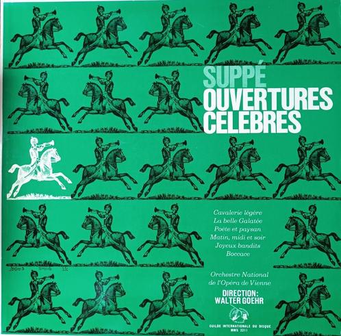 1961 - Walter GOEHR - Ouvertures Célèbres [von Suppé], CD & DVD, Vinyles | Classique, Comme neuf, Romantique, Autres types, 12 pouces