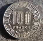 1983 100 francs République populaire du Congo, Postzegels en Munten, Verzenden, Overige landen, Losse munt