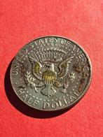 1967 USA half dollar in zilver Kennedy gekleurd (?), Postzegels en Munten, Munten | Amerika, Verzenden, Noord-Amerika, Losse munt