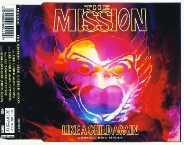 THE MISSION - LIKE A CHILD AGAIN - CD MAXI, Cd's en Dvd's, Cd's | Rock, Zo goed als nieuw, Rock-'n-Roll, Verzenden