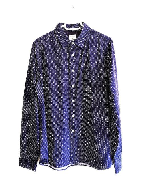 Bellerose Stijlvol overhemd in maat L, Kleding | Heren, Overhemden, Zo goed als nieuw, Halswijdte 41/42 (L), Blauw, Verzenden
