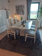 eetplaats tafel en 6 stoelen, Huis en Inrichting, Ophalen, Zo goed als nieuw
