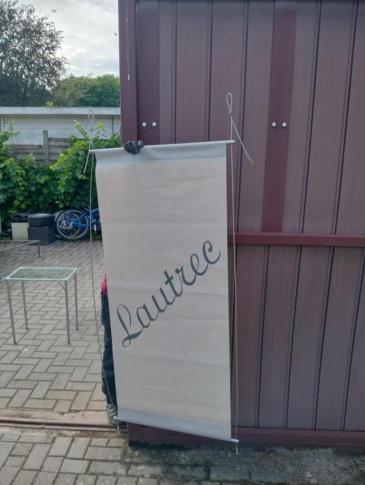 Professioneel aluminium ophangsysteem voor banners., Diversen, Vlaggen en Wimpels, Zo goed als nieuw, Ophalen of Verzenden