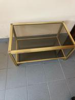 glazen salontafel, Ophalen, Gebruikt, 50 tot 100 cm, Klassiek, landelijk