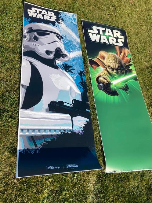 Star wars film banners :Jedi en Storm Trooper, Collections, Star Wars, Comme neuf, Enlèvement ou Envoi