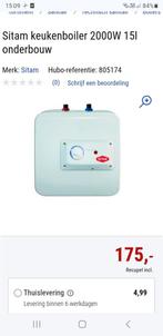 Warmwaterboiler 15L, SPIKSPLINTERNIEUW!, Doe-het-zelf en Bouw, Chauffageketels en Boilers, Ophalen