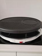 Grill-gourmet-racletteset, met pannekoekenplaat, Elektronische apparatuur, Grillplaten, Ophalen of Verzenden, Zo goed als nieuw