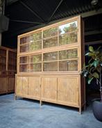 XL Antieke Buffetkast | Servieskast | Teak Vitrine #1080, Antiek en Kunst