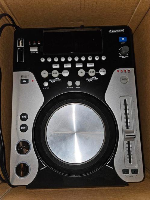 omnitronic XMT-1400 cd+USB deck, Musique & Instruments, DJ sets & Platines, Comme neuf, Enlèvement