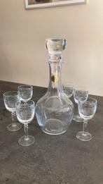 Christal d’arques Dampierre-6 likeurglaasjes en karaf, Enlèvement, Neuf