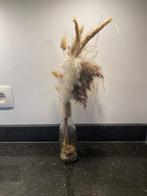 Vaasje met siergras, Overige kleuren, Ophalen of Verzenden, Minder dan 50 cm, Glas