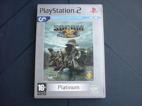 Jeu PS2 - Socom U.S. Navy Seals (Platinum), Consoles de jeu & Jeux vidéo, Jeux | Sony PlayStation 2, Utilisé, Enlèvement ou Envoi