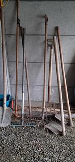 Oud tuingereedschap, Ophalen, Gebruikt