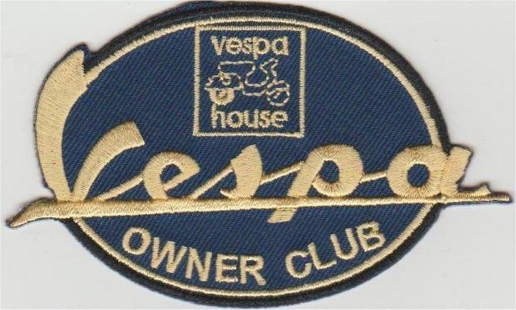 Vespa Owner Club stoffen opstrijk patch embleem #17, Motoren, Accessoires | Overige, Nieuw, Verzenden