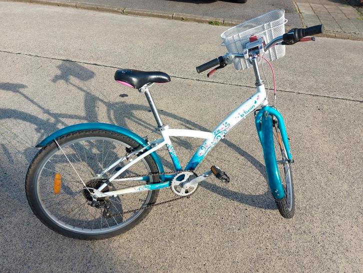 Vélo Decathlon 24 pouces, Fietsen en Brommers, Fietsen | Meisjes, Zo goed als nieuw, 24 inch, Handrem, Ophalen