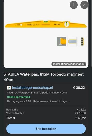 Nieuwe stabilo 81s waterpas beschikbaar voor biedingen