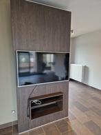 Houten tv meubel, Huis en Inrichting, Kasten | Wandmeubels, Zo goed als nieuw, Ophalen