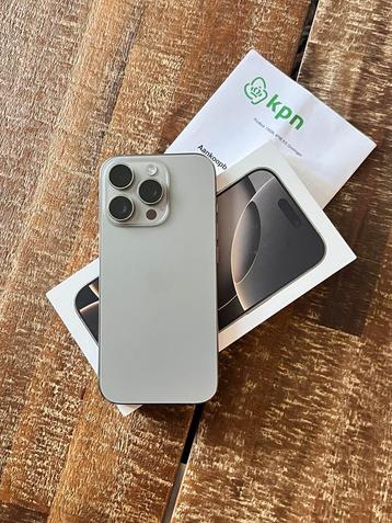 iPhone 16 PRO 128GB Natural Titanium, als nieuw met garantie beschikbaar voor biedingen