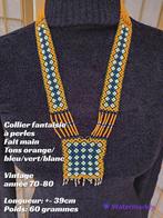 Collier fantaisie perles - fait main, Bijoux, Sacs & Beauté, Colliers, Autres matériaux, Utilisé, Autres couleurs, Enlèvement ou Envoi