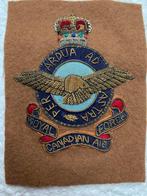 Patch, Insigne Royal Canadian Air Force, geborduurde batch, Ophalen of Verzenden, Luchtmacht, Embleem of Badge