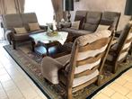 Massief eiken houten salon, Huis en Inrichting, Ophalen, Gebruikt