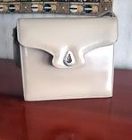 Vintage lederen handtas fifties / sixties, Handtassen en Accessoires, Tassen | Damestassen, Ophalen of Verzenden, Zo goed als nieuw