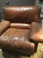 Fauteuil club (fauteuil) couleur cognac, Enlèvement, Comme neuf