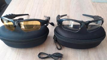2 paire de lunnettes avec ecouteur integree., Enlèvement, Bluetooth