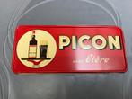 Picon reclamebord metaal, jaren '50 a '60, Verzamelen, Ophalen of Verzenden, Zo goed als nieuw, Reclamebord