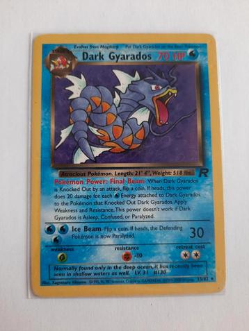 Dark gyarados team rocket, Enlèvement ou Envoi, Comme neuf, Booster