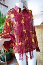 chic bijzonder rood & geel leuke blouse, Kleding | Dames, Blouses en Tunieken, Tramontana, Maat 42/44 (L), Ophalen of Verzenden