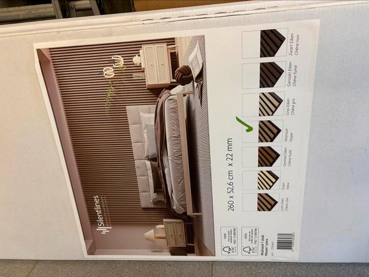 Silentlines wandpanelen – Walnut Noir, Huis en Inrichting, Woonaccessoires | Overige, Nieuw, Ophalen
