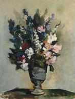 SAVERYS Albert - vaas met bloemen stilleven 80x100cm, Ophalen