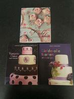 3 boeken over taartdecoratie - Peggy Porschen, Enlèvement ou Envoi, Utilisé, Gâteaux, Tartes ou cupcakes, Livre ou Revue
