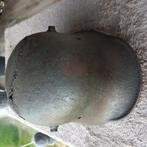 Duitse helm 14,18,verfresten batledamage., Verzamelen, Militaria | Algemeen, Ophalen of Verzenden