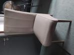 6 taupe eetkamerstoelen - kunstleer, Huis en Inrichting, Stoelen, Ophalen, Gebruikt