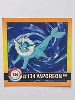 Pokemon-stickers 1999/ #134 vaporeon editie 1, Hobby en Vrije tijd, Zo goed als nieuw, Booster, Verzenden