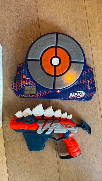 Nerf pistool met schietschijf, Hobby & Loisirs créatifs, Enlèvement, Comme neuf